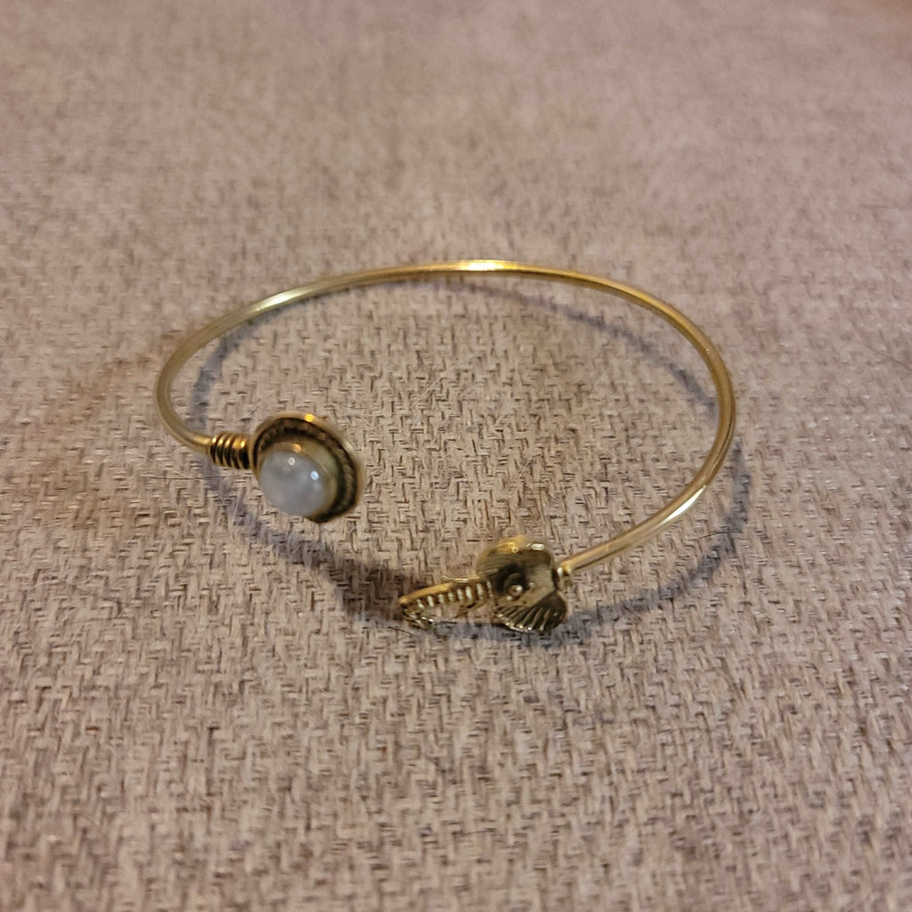Adjustable Brass Elephant Bracelet - Adelani Treasures