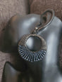 Black Beaded Earrings - Adelani Treasures