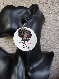 Black Girl Magic Earrings - Adelani Treasures