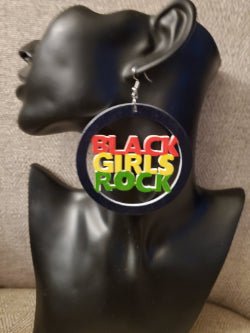 Black Girls Rock Earrings - Adelani Treasures