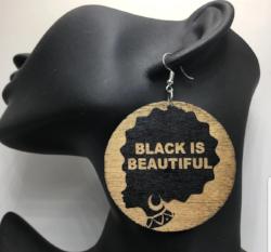 Black is Beautiful Earrings - Adelani Treasures