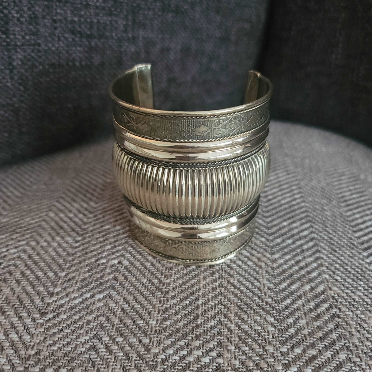 Brass Cuff Bracelet - Adelani Treasures