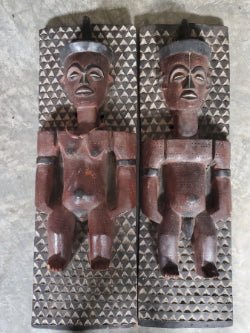 Congolese Male and Female Scupture set - Adelani Treasures
