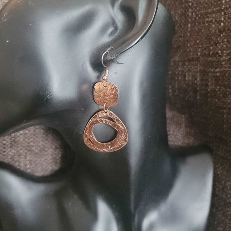 Copper Earrings - Adelani Treasures