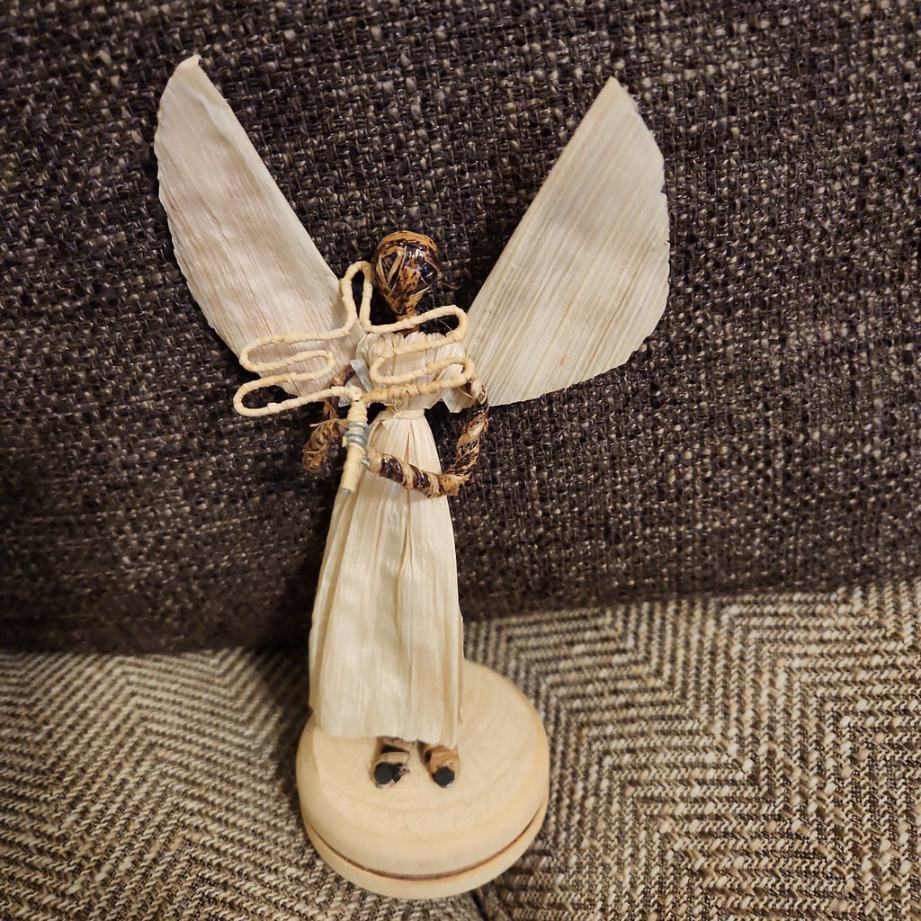 Corn Husk Angel Figurine