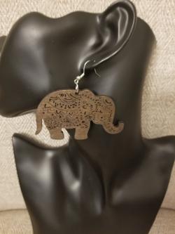 Elephant Earrings - Adelani Treasures