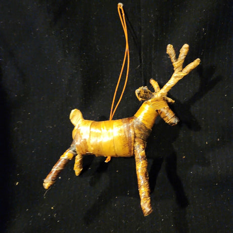Hanging Banana Leaf Deer - Adelani Treasures
