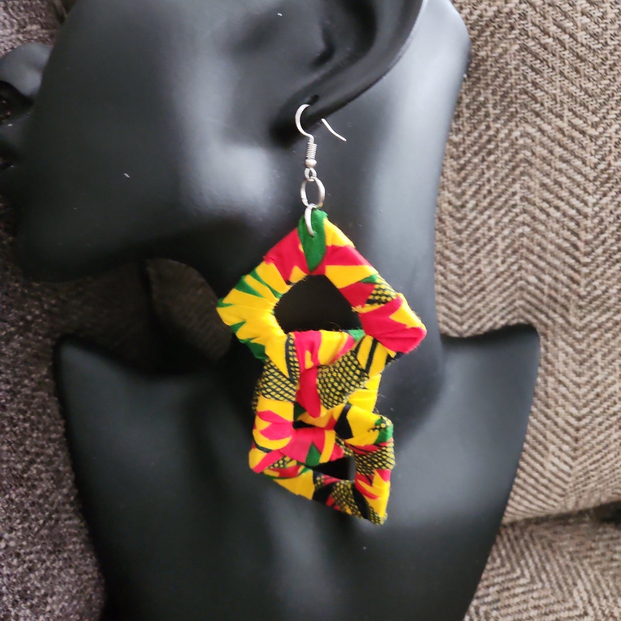 Kenyan Fabric Earrings