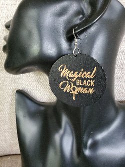 Magical Black Woman Earrings - Adelani Treasures
