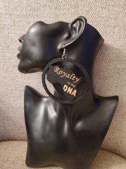 Royalty in My DNA Earrings - Adelani Treasures