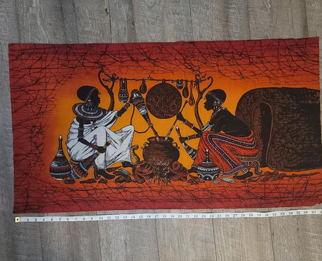 Women's Work Batik Wall Art - Adelani Treasures